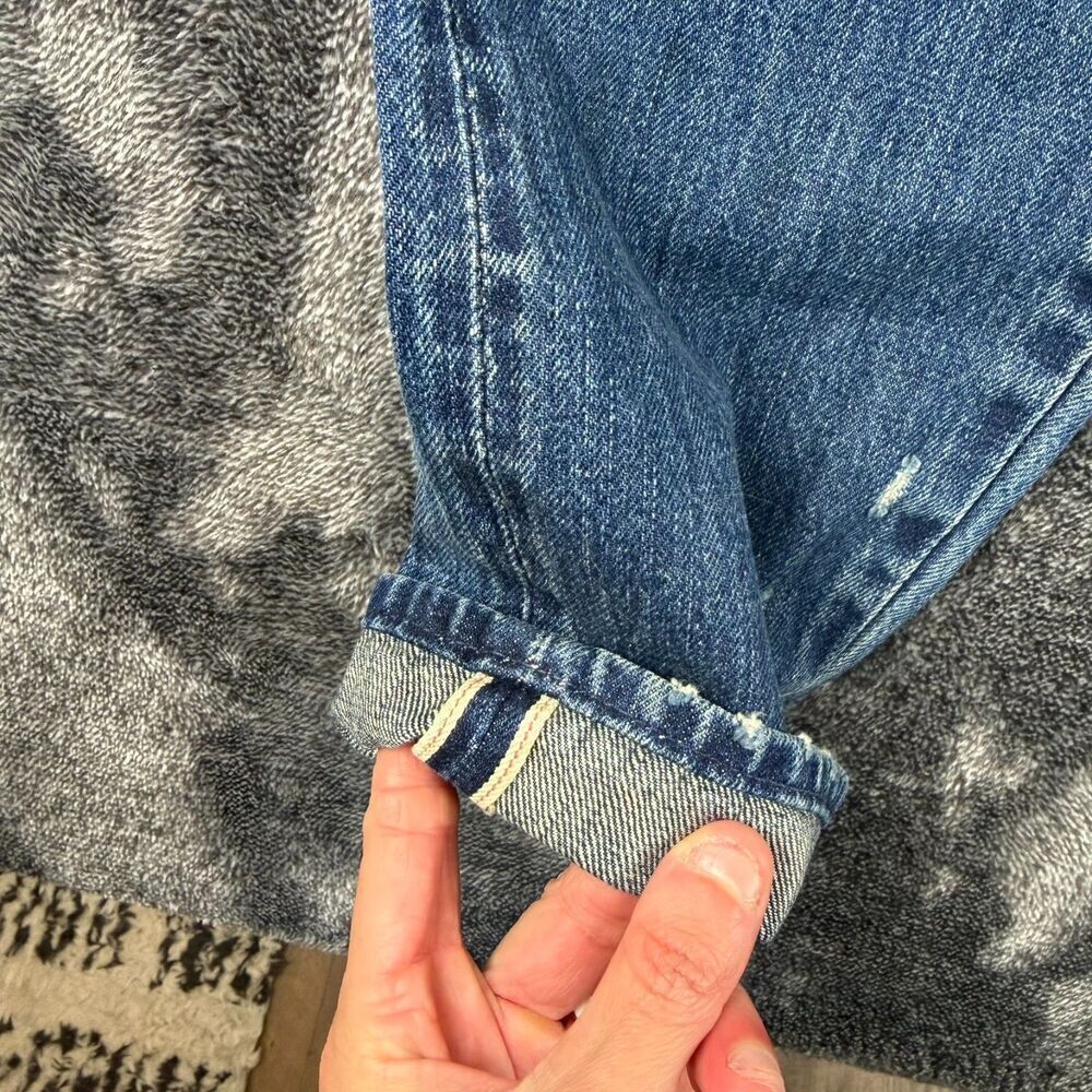 Levi's 1967 LVC Vintage 505-0217 Raw Selvedge Denim Jeans 29 (29X29.5) Big E - Picture 2 of 16